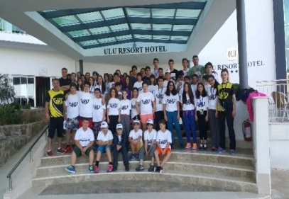 Öğrenciler spor eğitim kampında 