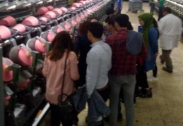 Öğrenciler, tekstil işletmelerine teknik geziler düzenlendi