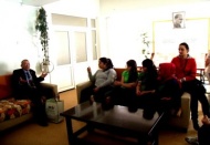 Öğrencilerden huzur evi ziyareti