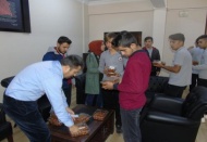 Öğrencilere lokma tatlısı ikram edildi
