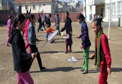 Öğrencilerin Badminton merakı 