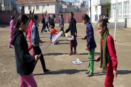 Öğrencilerin Badminton merakı 
