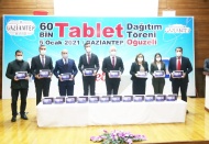 Öğrencilerin tablet ihtiyacı karşılandı