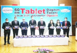 Öğrencilerin tablet ihtiyacı karşılandı
