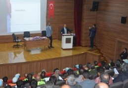 Oğuzeli Belediyesi’nde iş sağlığı ve güvenliği eğitimi verildi