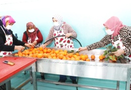 Oğuzeli kadınları dondurulmuş ürünlerle ihracata hazırlanıyor