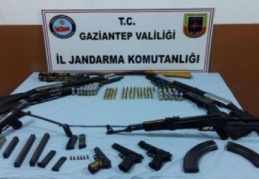 Oğuzeli’nden cephanelik gibi ev