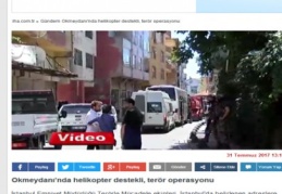 Okmeydanı'nda helikopter destekli, terör operasyonu