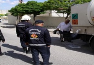 Oksijen kamyonu panik yarattı