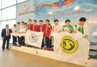 Okul sporları küçükler yüzme grup birinciliği tamamlandı