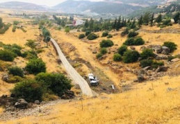 Okul yolunda feci kaza 