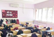 Okul zili yerine siren çaldı