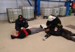 Olay Komuta Sistemi kapsamında yangın ve kurtarma tatbikatı yapıldı