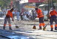 Olay yerindeki temizlik çalışmaları tamamlandı