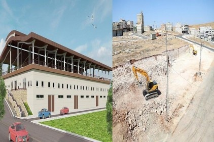 Onatkutlar Mahallesi&#8217;ne uzay çatılı pazar