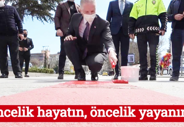 “Öncelik hayatın, öncelik yayanın"