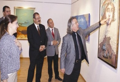 Önder Aydın, sergi açtı