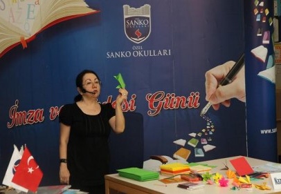 Origaminin eğitici ve dinlendirici yönünü keşfetme fırsatı buldular