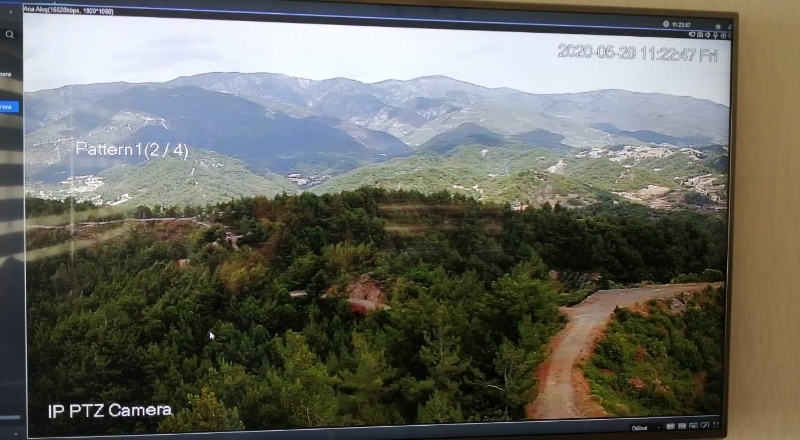 Orman sahalarına duman algılayan kamera sistemi