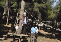 Ormanda kamp keyfi yaşadılar