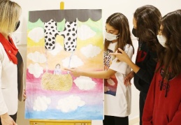 Ortaokul öğrencileri özgün tasarımlarını tişörtlere yansıttı