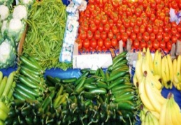Örtü altında 6 milyon 170 bin 827 ton sebze ve meyve üretiliyor