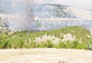 Örtü yangını kontrol altına alındı