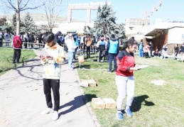 Oryantiring turnuvasında sporcular kıyasıya mücadele etti