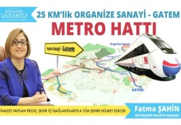 OSB-GATEM, metro hattı ile birleşecek