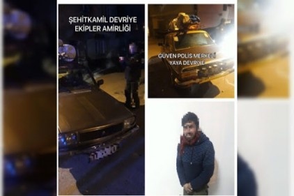 Oto hırsızlık şüphelisi suçüstü yakalandı