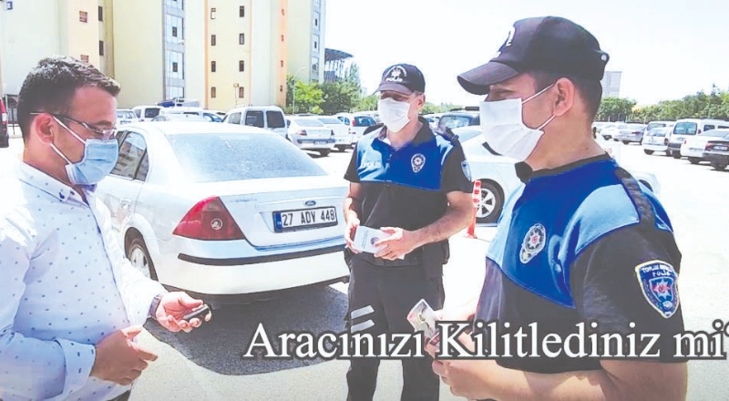 Oto hırsızlıklarıyla ilgili klipli bilgilendirme yapıldı