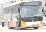 Otobüste unutulan poşet paniğe neden oldu