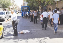 Otobüsün çarptığı engelli vatandaş öldü 