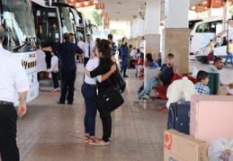 Otogara bayram bereketi gelmedi