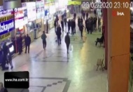 Otogardaki silahlı çatışma kamerada