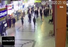 Otogardaki silahlı çatışma kamerada