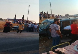 Otomobil ile hafif ticari araç çarpıştı, 1 ölü, 7 yaralı