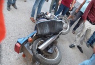 Otomobil, motosiklet ile çarpıştı: 1 yaralı