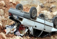 Otomobil şarambole yuvarlandı, 6 kişi yaralandı