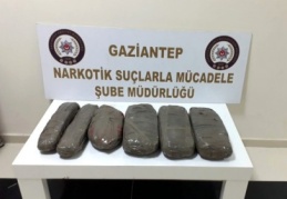 Otomobilde 10 kilo esrar