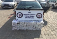 Otomobilden 2 bin 500 paket kaçak sigara çıktı 
