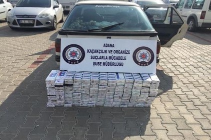 Otomobilden 2 bin 500 paket kaçak sigara çıktı 
