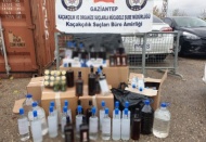 Otomobilin bagajında sahte alkol ele geçirildi