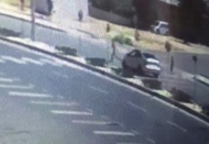 Otomobilin çocuğa çarptığı anlar