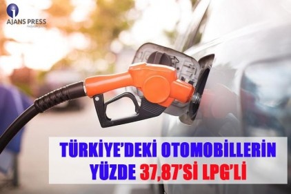 Otomobillerin yüzde 37,87&#8217;si LPG&#8217;li 