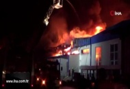 Otomotiv yan sanayi fabrikasındaki yangın