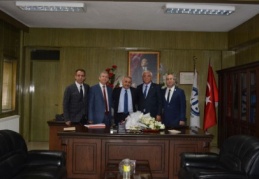Özbay ve yönetimi Vali Yerlikaya’yı ziyaret etti