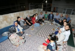 Özduygu ailesine iftara gitti