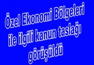 Özel Ekonomi Bölgeleri ile ilgili kanun taslağı görüşüldü