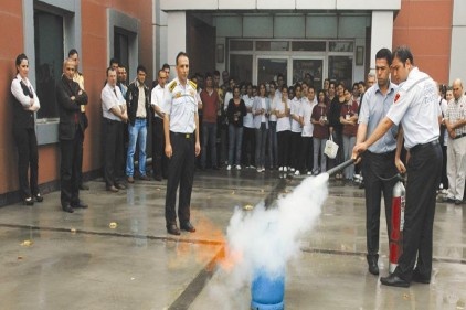 Özel Sani Konukoğlu Hastanesi&#039;nde Yangın tatbikatı düzenlendi